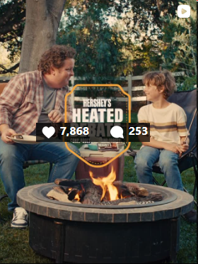 photo of hersheys campaign social media results